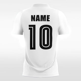 white soccer jersey