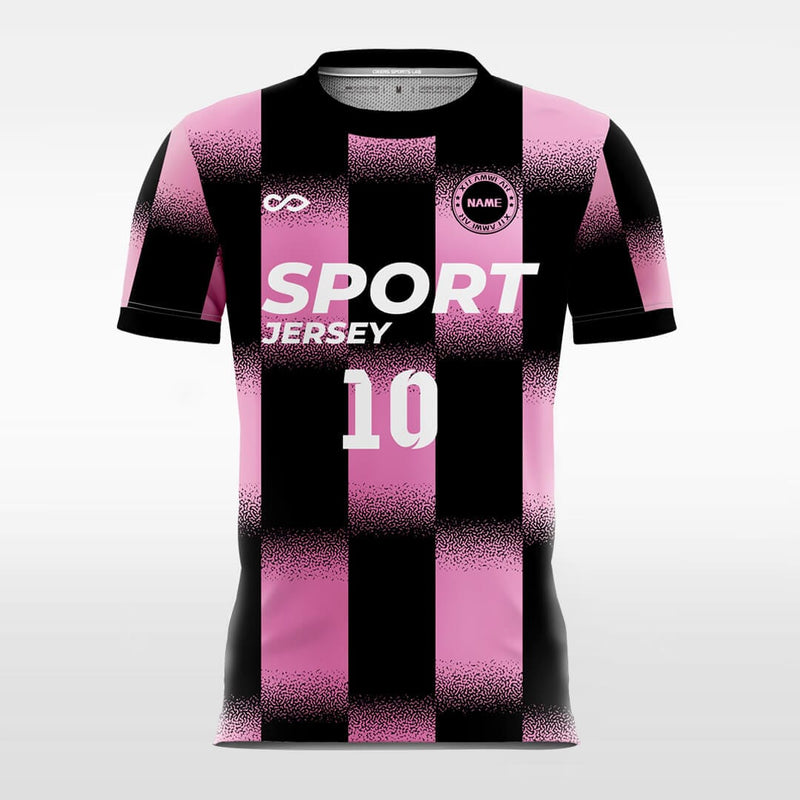 Design Pink Soccer Jerseys, Pink Football Uniforms Print-XTeamwear