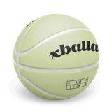 yellow basketball ball