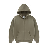 grey camel zip hoodie for kids