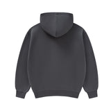 kids zip hoodie carbon grey
