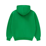 kids zip hoodie green