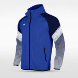 Blue Embrace Splash Full-Zip Jacket Design