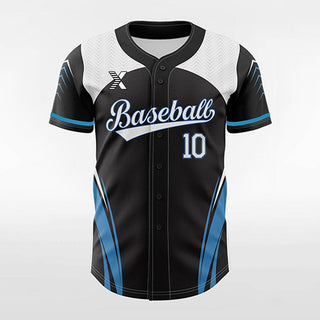 Blackfish - Customized Men's Sublimated Button Down Baseball Jersey