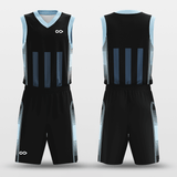 blue and black basketball jersey kit