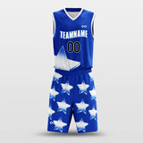 blue star basketball set