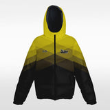 Continent yellow Winter Jacket for Team