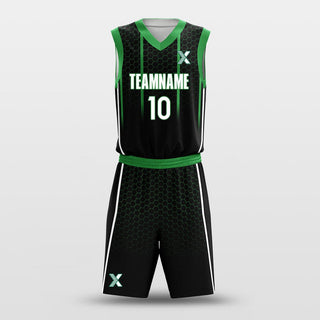 Crocodile Green - Customized Basketball Jersey Set Sublimated BK160605S