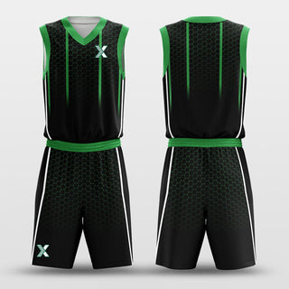 Crocodile Green - Customized Basketball Jersey Set Sublimated BK160605S