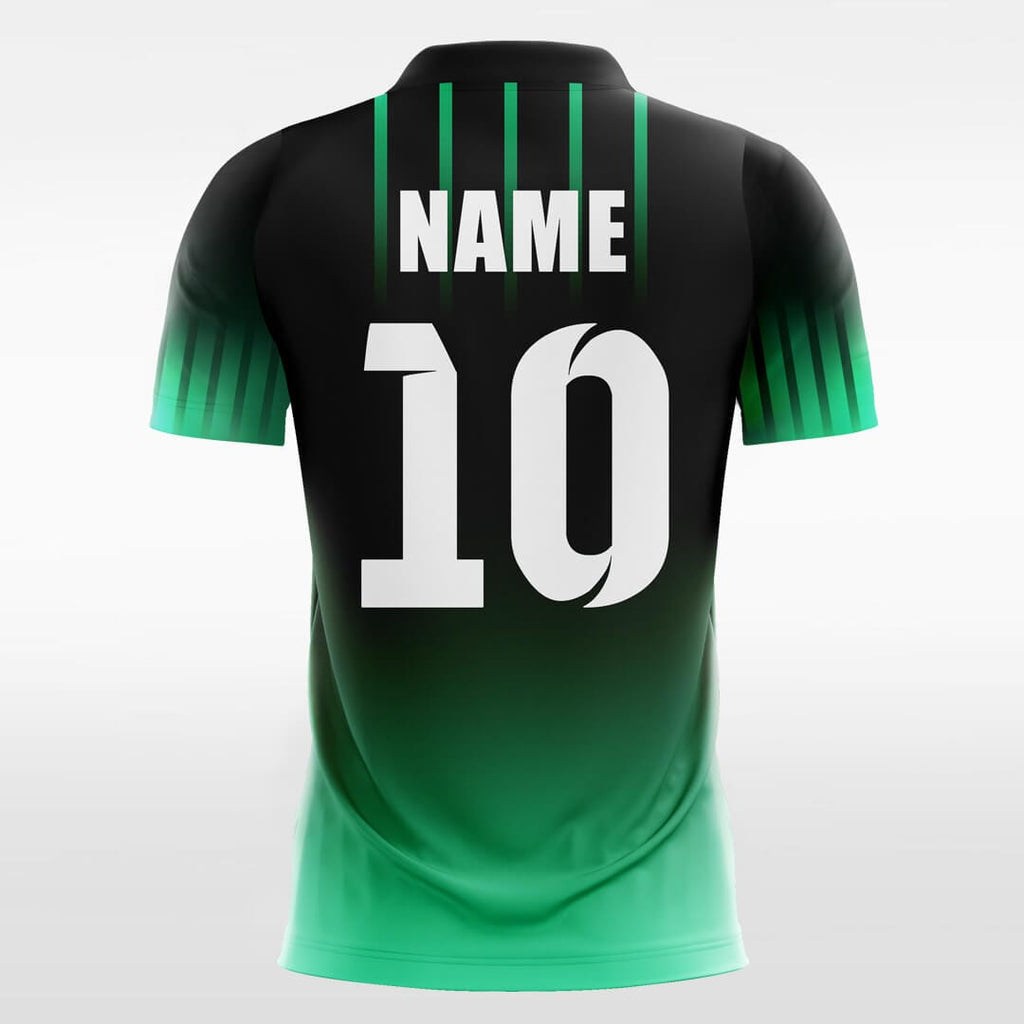 black and green jersey