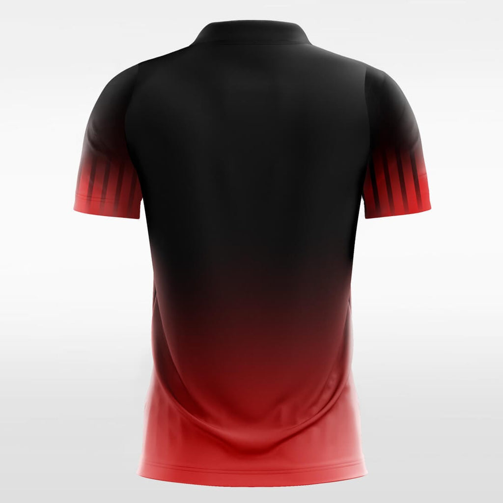 black and red gradient jersey