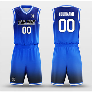 Gradient Blue - Customized Basketball Jersey Design