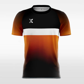 Gradient Split - Custom Kids Soccer Jerseys Design Orange