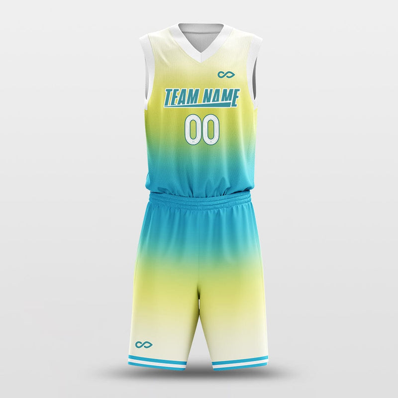 Cool Gradient - Custom Kids Soccer Jerseys Navy Blue Design-XTeamwear