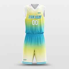 Gradient Blue - Customized Basketball Jersey Design-XTeamwear