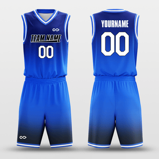 gradient blue basketball jersey