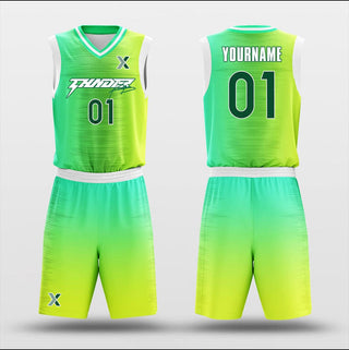 Green Light - Customized Basketball Jersey Set Sublimated