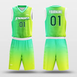 Green Light basketball jersey set