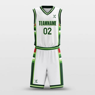 Green Mood - Customized Basketball Jersey Set Sublimated