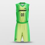 green tongue basketball uniform