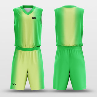 basketball uniform custom green