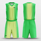 basketball uniform custom green