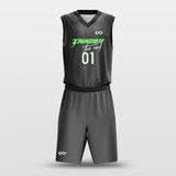 Green Tongue - Custom Sublimated Basketball Uniform Set