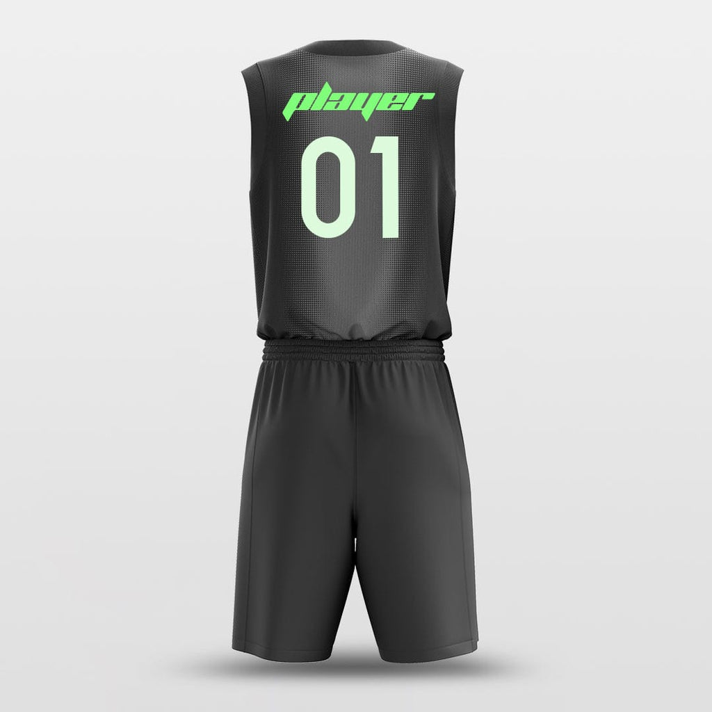 Green Tongue - Custom Sublimated Basketball Uniform Set Design-XTeamwear