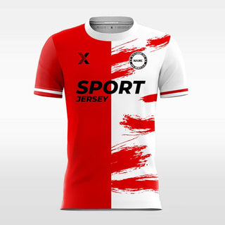 Half Splicing - Custom Soccer Jersey for Men Sublimation FT060307S