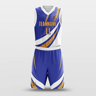 Hurricane - Customized Basketball Jersey Set Sublimated BK160126S