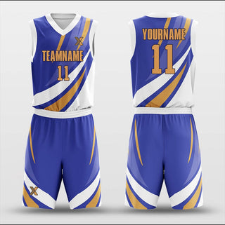 Hurricane - Customized Basketball Jersey Set Sublimated BK160126S