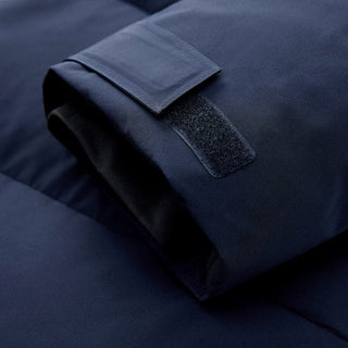 Falcon - Winter Warm Navy Long Cotton Jacket