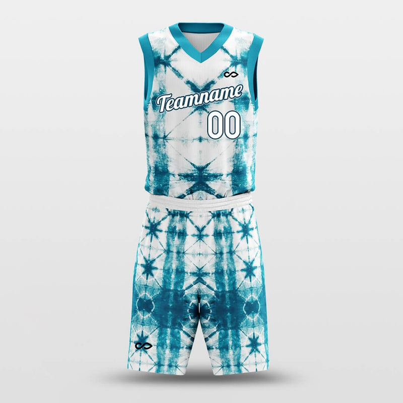 Teal Gradient Team Basketball Uniforms Wholesale | YoungSpeeds Mens
