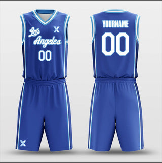 Los Angeles - Customized Basketball Jersey Set Design