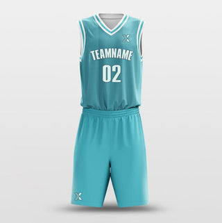 Lune Blue - Customized Basketball Jersey Design for Team