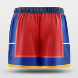 McDonald's blue and red shorts
