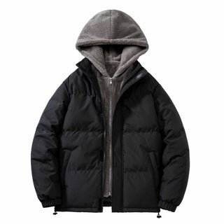 Men's Winter Thick Fleece-Lined Hooded Cotton Jacket for Cross-Border Custom—YG9888