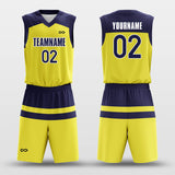 parallel yellow basketball jersey 