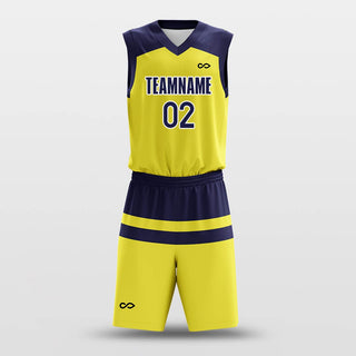 parallel yellow customized jersey