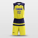 Parallel Yellow - Customized Basketball Jersey Set Design