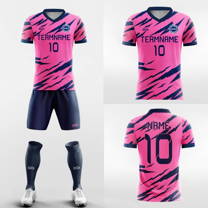 pink leopard soccer jeresy