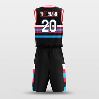 Pixel Mountain basketball jersey set