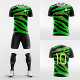 Zebra Stripe - Custom Sublimation Print Soccer Kits Short Sleeve