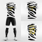 Zebra Stripe - Custom Sublimation Print Soccer Kits Short Sleeve