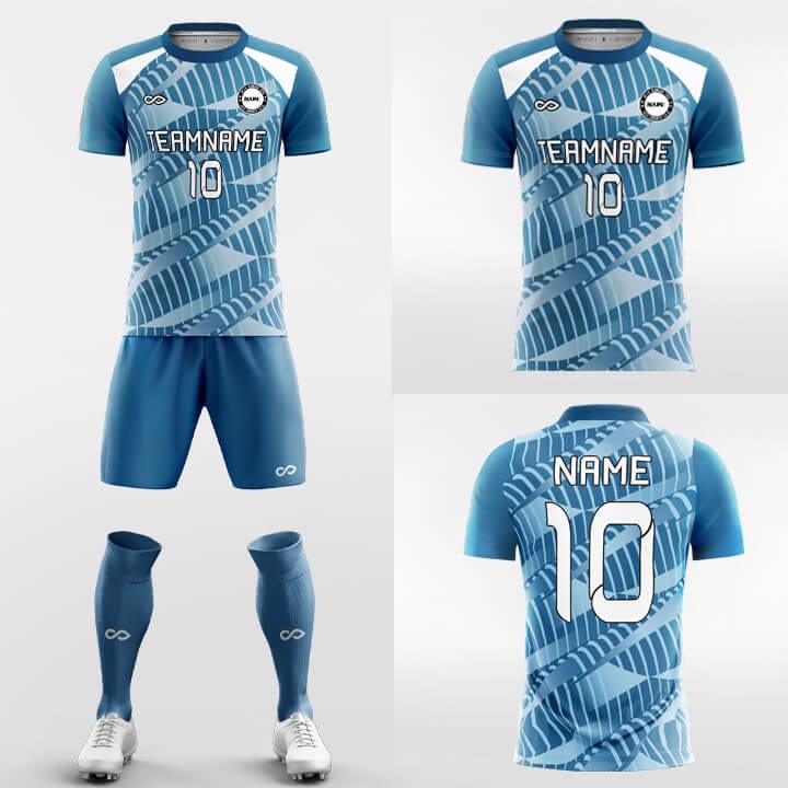 aeolus blue soccer jersey kit