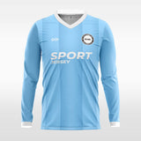 ambition customized men sublimated long sleeve soccer jersey