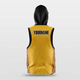 animal print basketball sleeveless hoodies