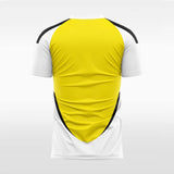 applaud custom soccer jersey yellow sublimation