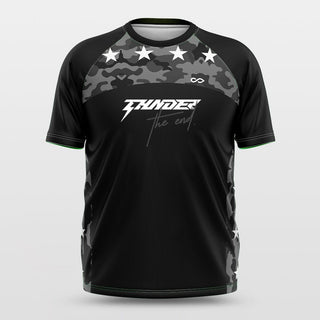 Black Jersey Short Sleeve