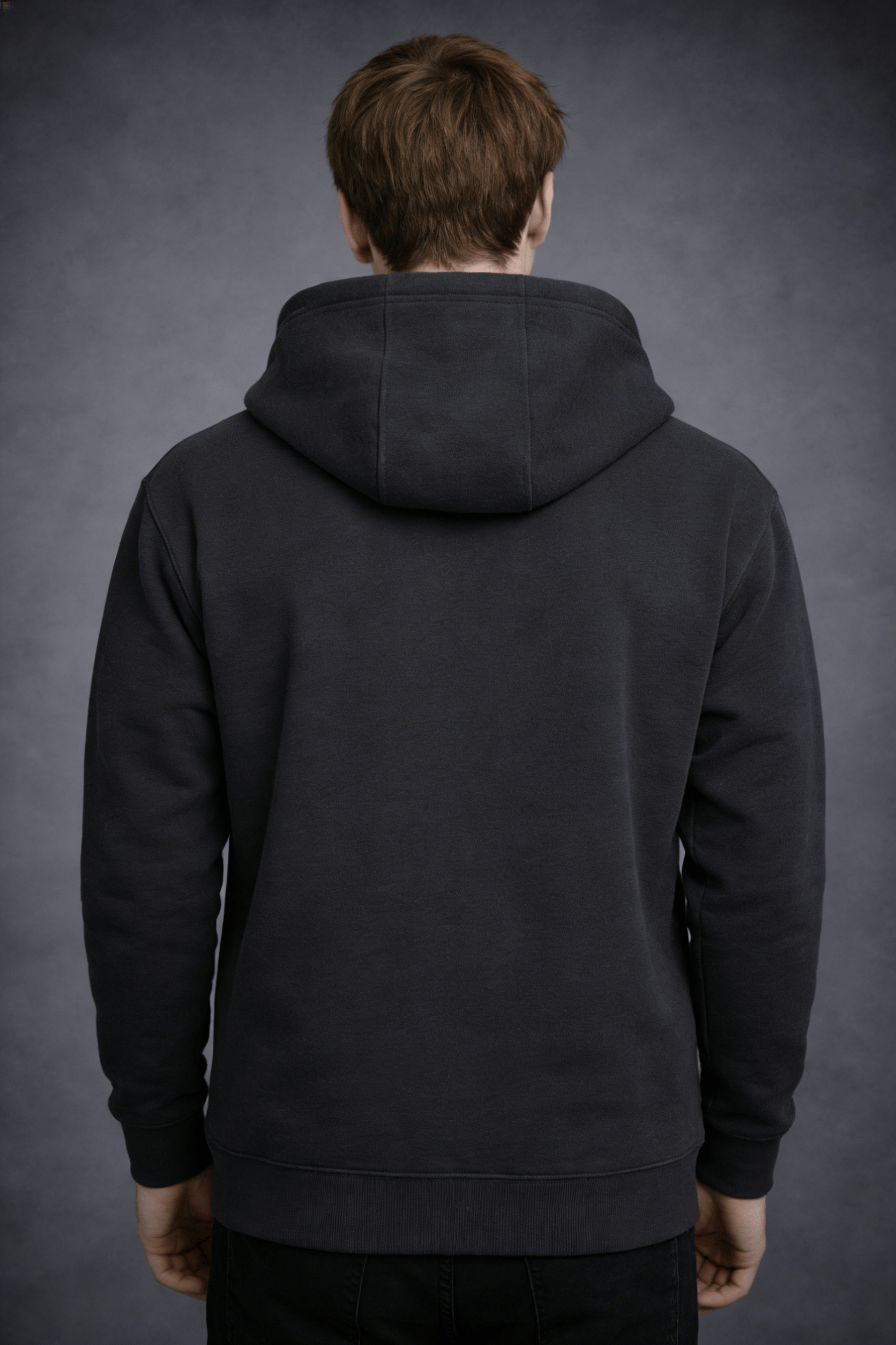 外采 Basics 300g blended milk silk hooded zip-up sweatshirt
